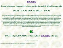 Tablet Screenshot of digm.de